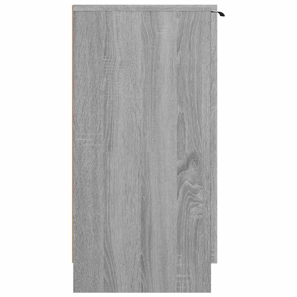 vidaXL Shoe Cabinet Grey Sonoma 59x35x70 cm Engineered Wood
