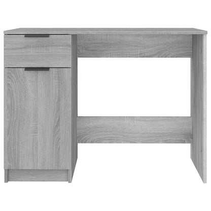 vidaXL Desk Grey Sonoma 100x50x75 cm Engineered Wood