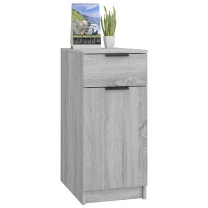 vidaXL Desk Cabinet | Grey sonoma | Engineered wood | 33.5x50x75 cm