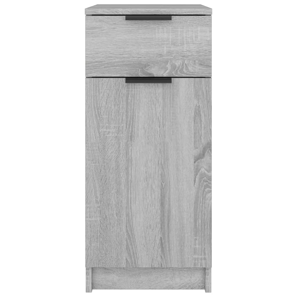 vidaXL Desk Cabinet | Grey sonoma | Engineered wood | 33.5x50x75 cm