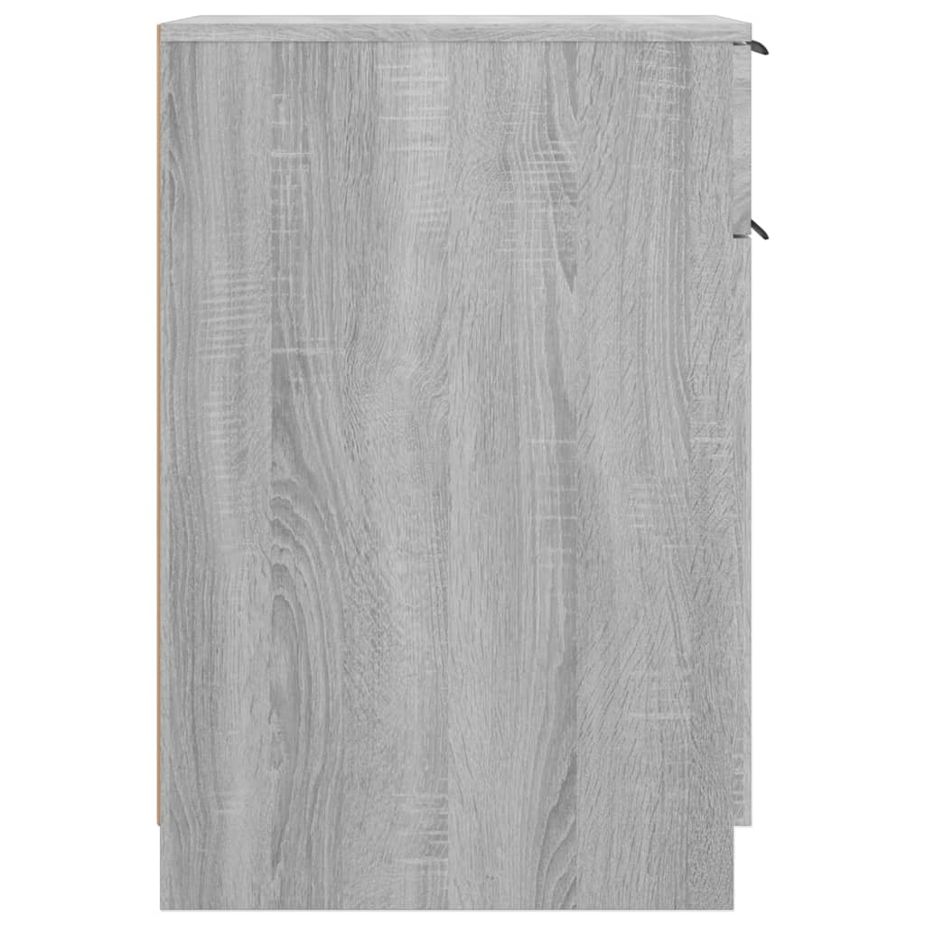 vidaXL Desk Cabinet | Grey sonoma | Engineered wood | 33.5x50x75 cm