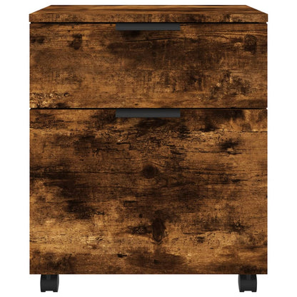 vidaXL File Cabinet | Smoked Oak | Engineered Wood | Regular