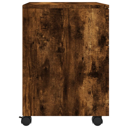 vidaXL File Cabinet | Smoked Oak | Engineered Wood | Regular