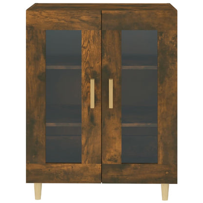 vidaXL Sideboard Smoked Oak 69.5x34x90 cm Engineered Wood