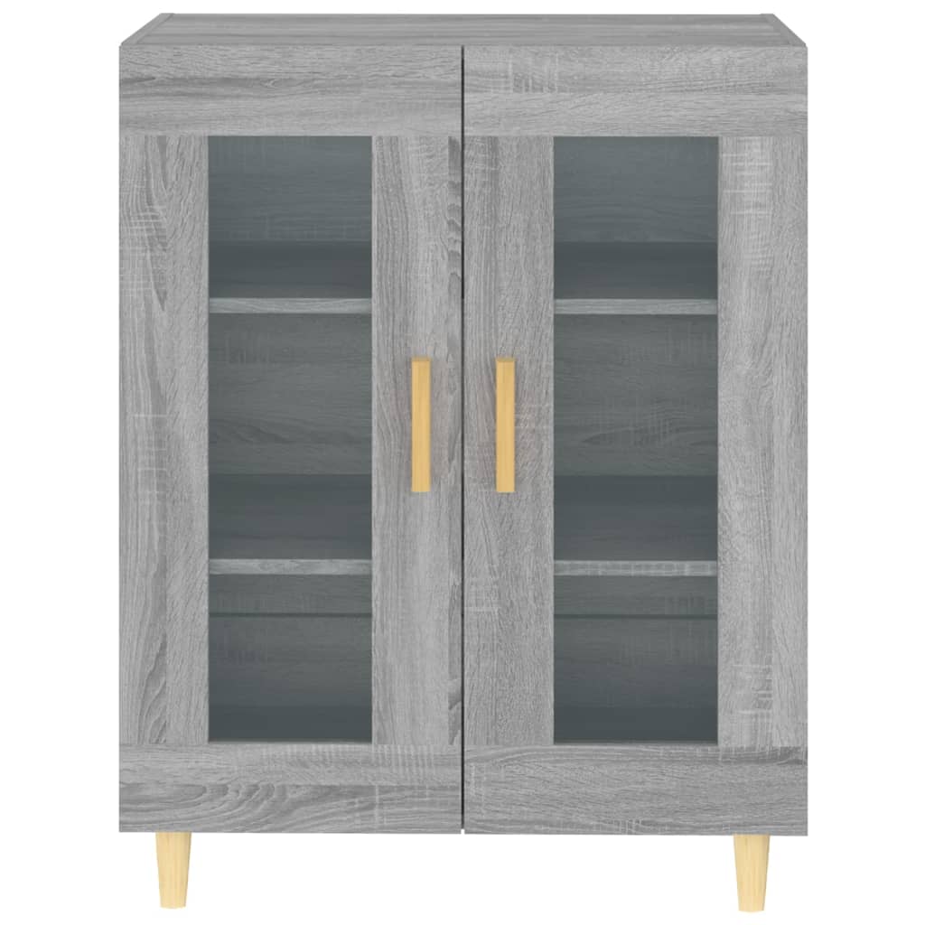 vidaXL Sideboard Grey Sonoma 69.5x34x90 cm Engineered Wood