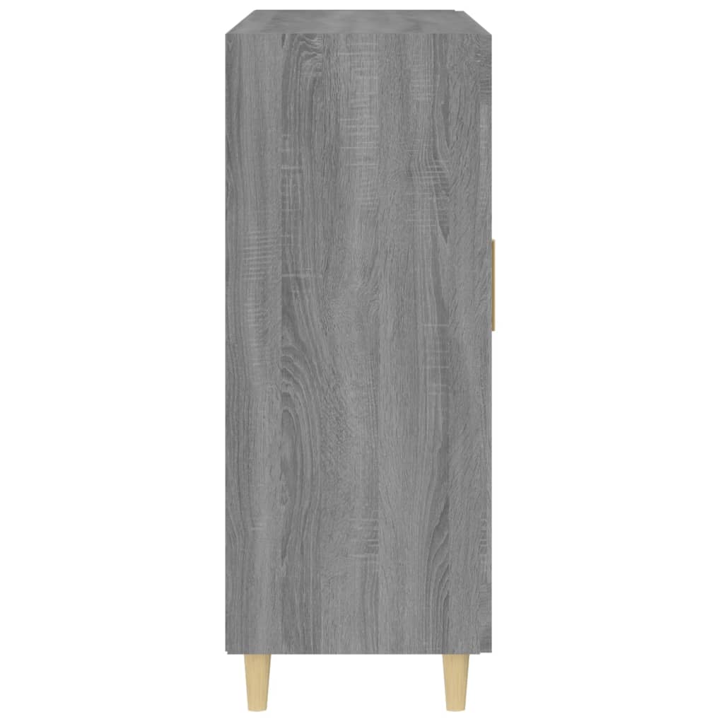 vidaXL Sideboard Grey Sonoma 69.5x34x90 cm Engineered Wood