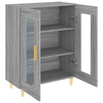 vidaXL Sideboard Grey Sonoma 69.5x34x90 cm Engineered Wood