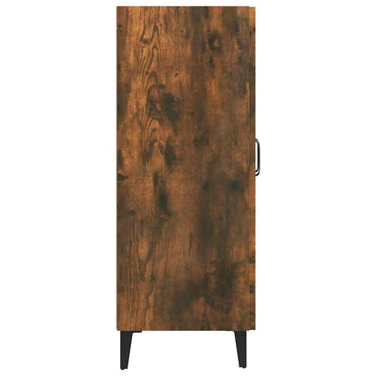 vidaXL Sideboard Smoked Oak 69,5x34x90 cm Engineered Wood