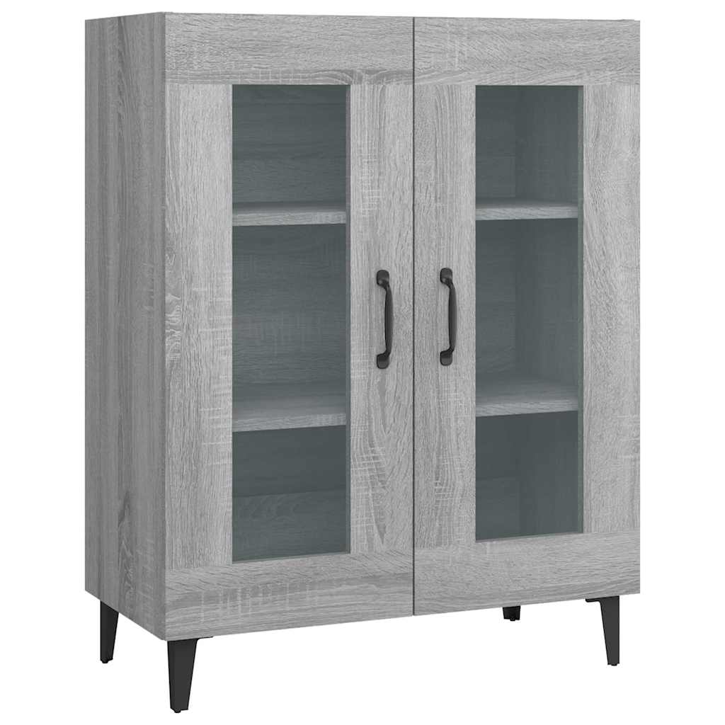 vidaXL Sideboard Grey Sonoma 69,5x34x90 cm Engineered Wood