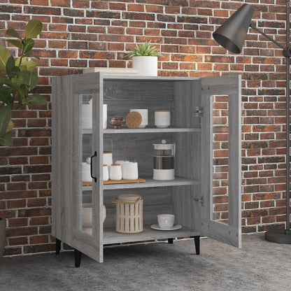 vidaXL Sideboard Grey Sonoma 69,5x34x90 cm Engineered Wood