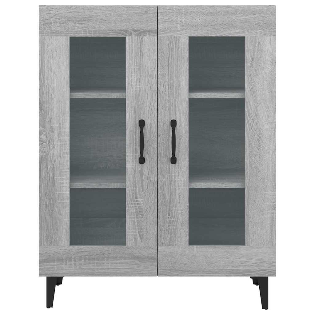 vidaXL Sideboard Grey Sonoma 69,5x34x90 cm Engineered Wood