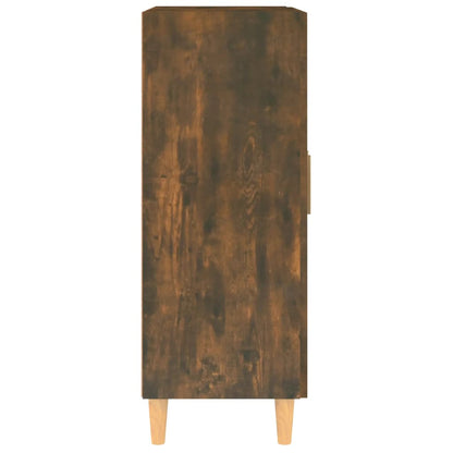 vidaXL Sideboard Smoked Oak 69.5x34x90 cm Engineered Wood