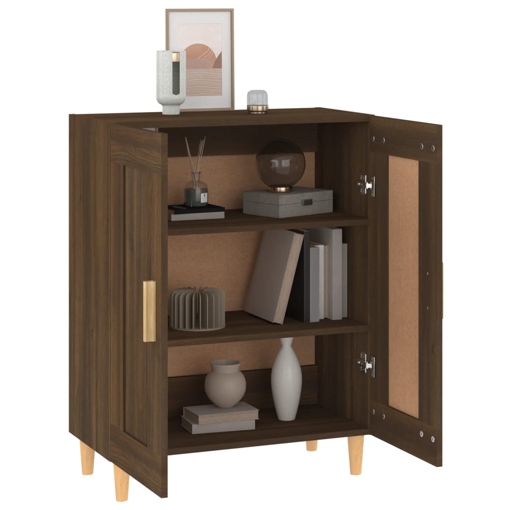 vidaXL Sideboard Brown Oak 69.5x34x90 cm Engineered Wood