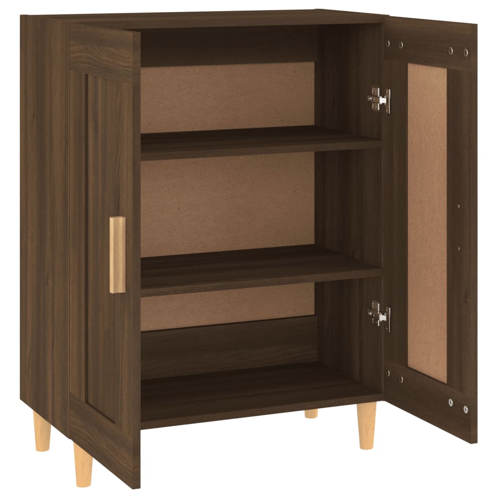 vidaXL Sideboard Brown Oak 69.5x34x90 cm Engineered Wood