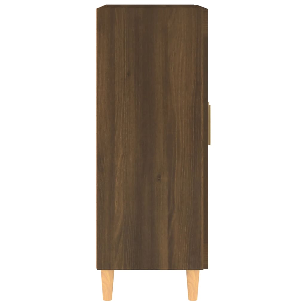 vidaXL Sideboard Brown Oak 69.5x34x90 cm Engineered Wood