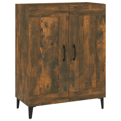 vidaXL Sideboard Smoked Oak 69.5x34x90 cm Engineered Wood