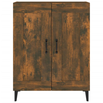 vidaXL Sideboard Smoked Oak 69.5x34x90 cm Engineered Wood
