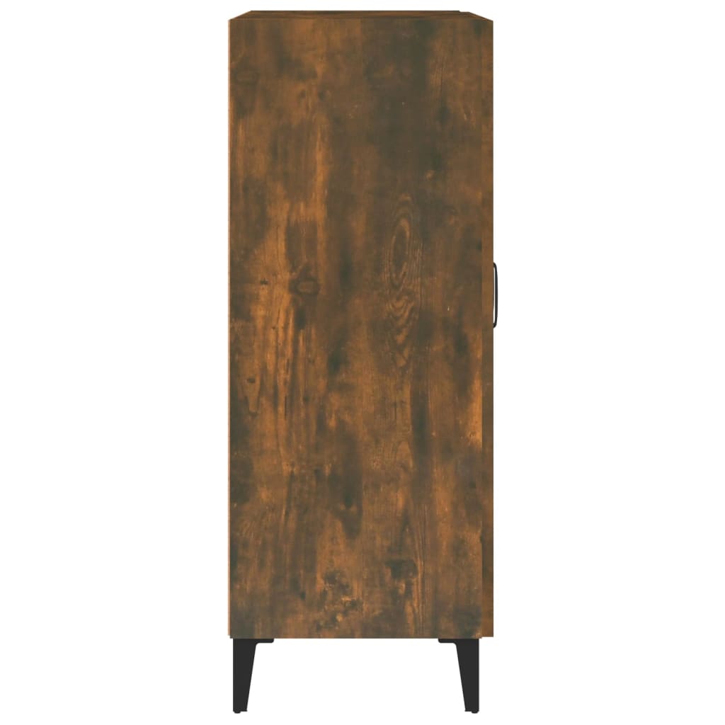 vidaXL Sideboard Smoked Oak 69.5x34x90 cm Engineered Wood