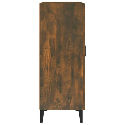 vidaXL Sideboard Smoked Oak 69.5x34x90 cm Engineered Wood