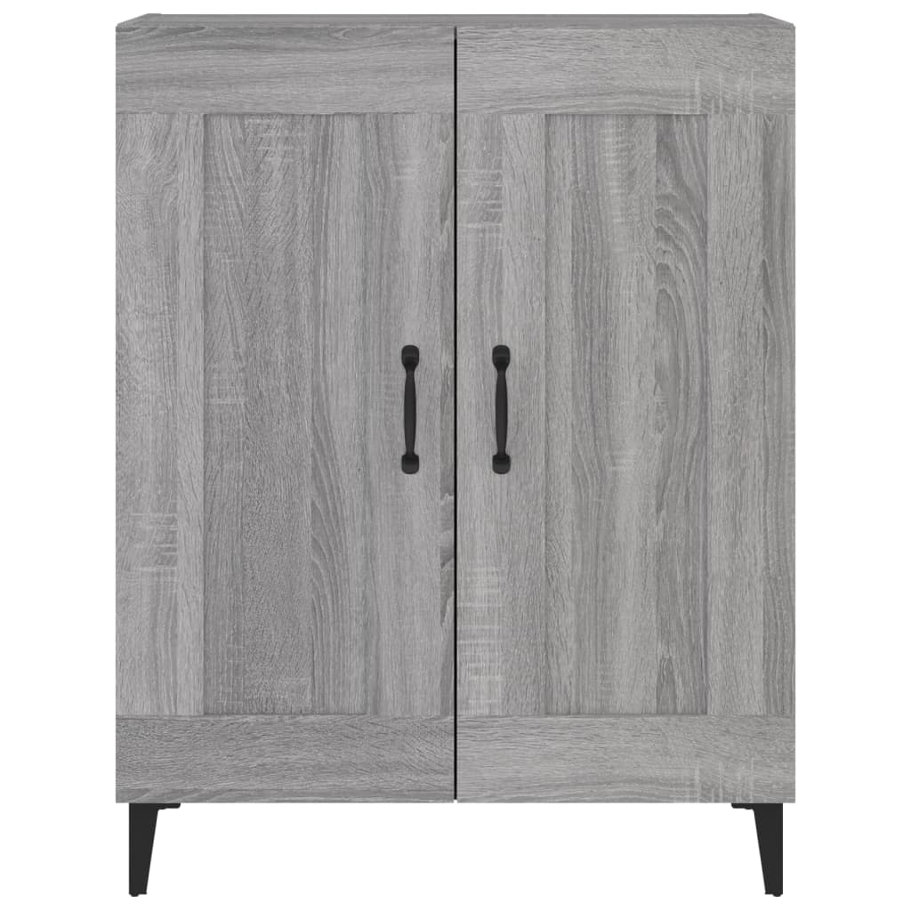 vidaXL Sideboard Grey Sonoma 69.5x34x90 cm Engineered Wood