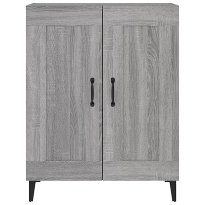 vidaXL Sideboard Grey Sonoma 69.5x34x90 cm Engineered Wood