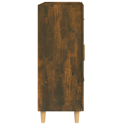 vidaXL Sideboard Smoked Oak 69,5x34x90 cm Engineered Wood