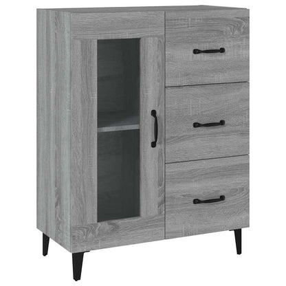 vidaXL Sideboard Grey Sonoma 69,5x34x90 cm Engineered Wood