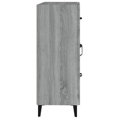 vidaXL Sideboard Grey Sonoma 69.5x34x90 cm Engineered Wood