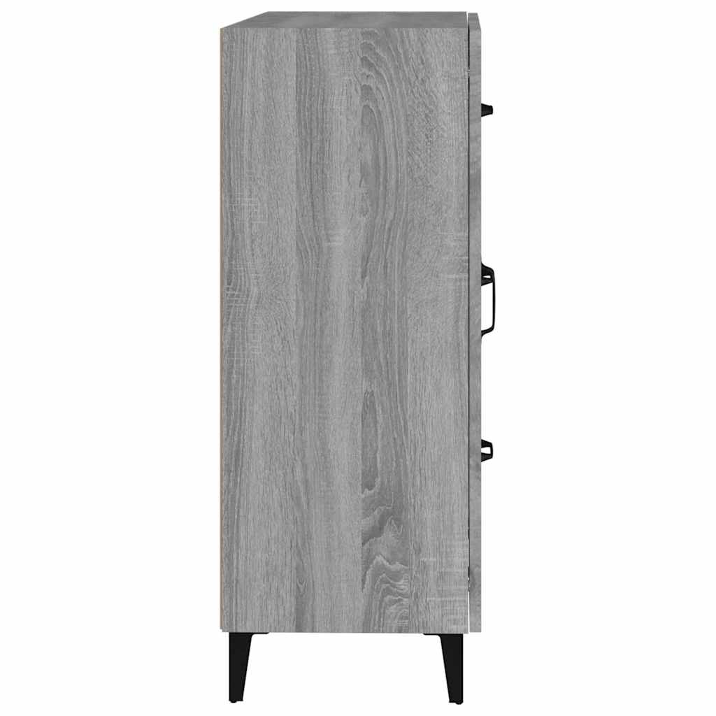 vidaXL Sideboard Grey Sonoma 69,5x34x90 cm Engineered Wood