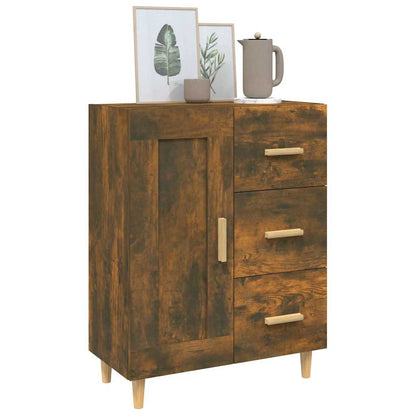 817369 vidaXL Sideboard Smoked Oak 69,5x34x90 cm Engineered Wood