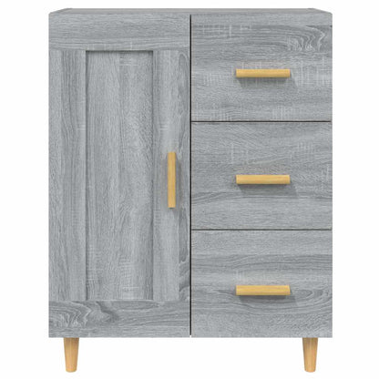 817370 vidaXL Sideboard Grey Sonoma 69,5x34x90 cm Engineered Wood