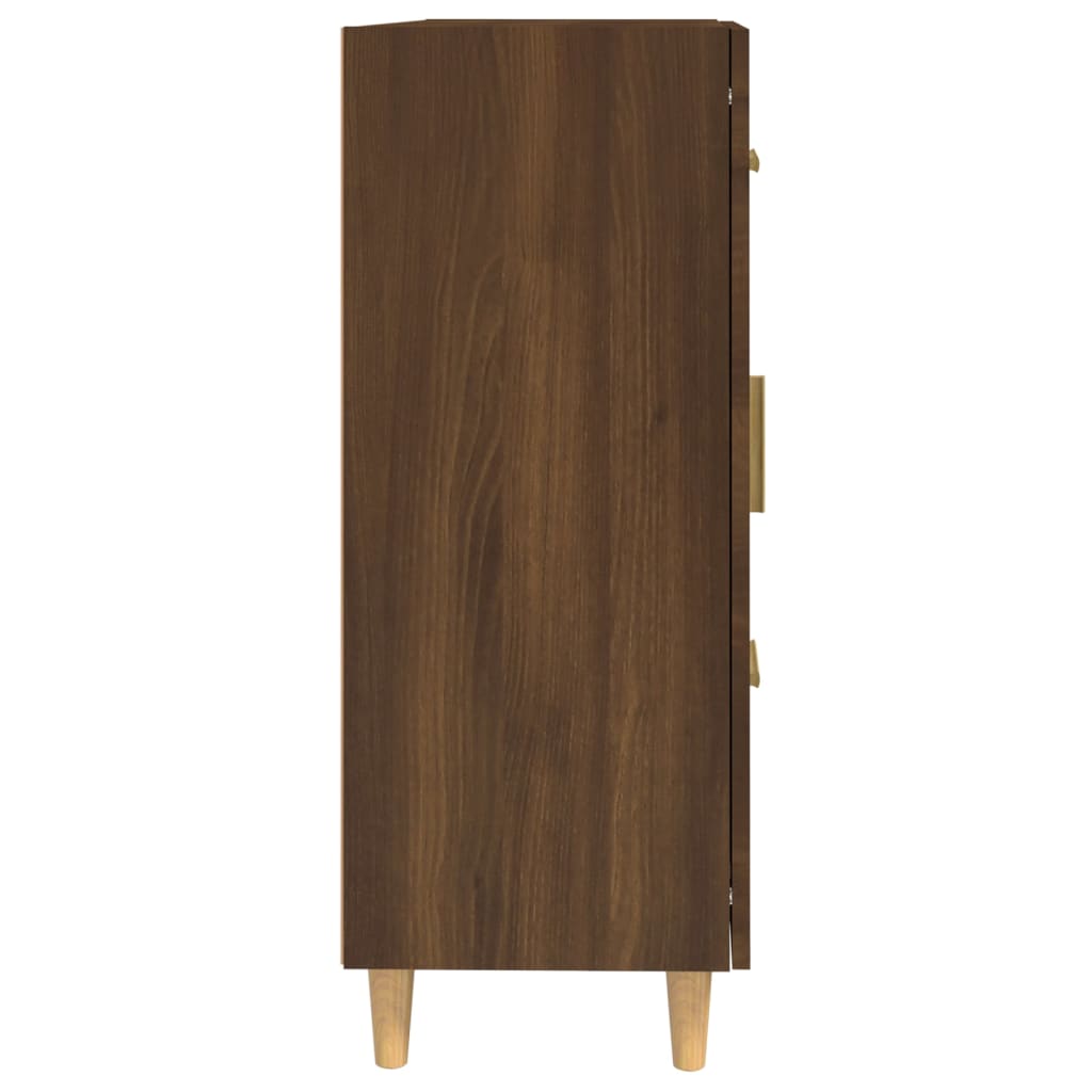vidaXL Sideboard Brown Oak 69.5x34x90 cm Engineered Wood