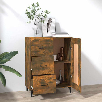 817372 vidaXL Sideboard Smoked Oak 69,5x34x90 cm Engineered Wood