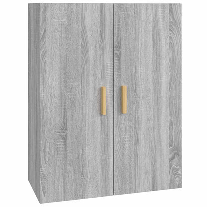 vidaXL Hanging Wall Cabinet Grey Sonoma 69,5x34x90 cm