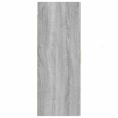 vidaXL Hanging Wall Cabinet Grey Sonoma 69,5x34x90 cm