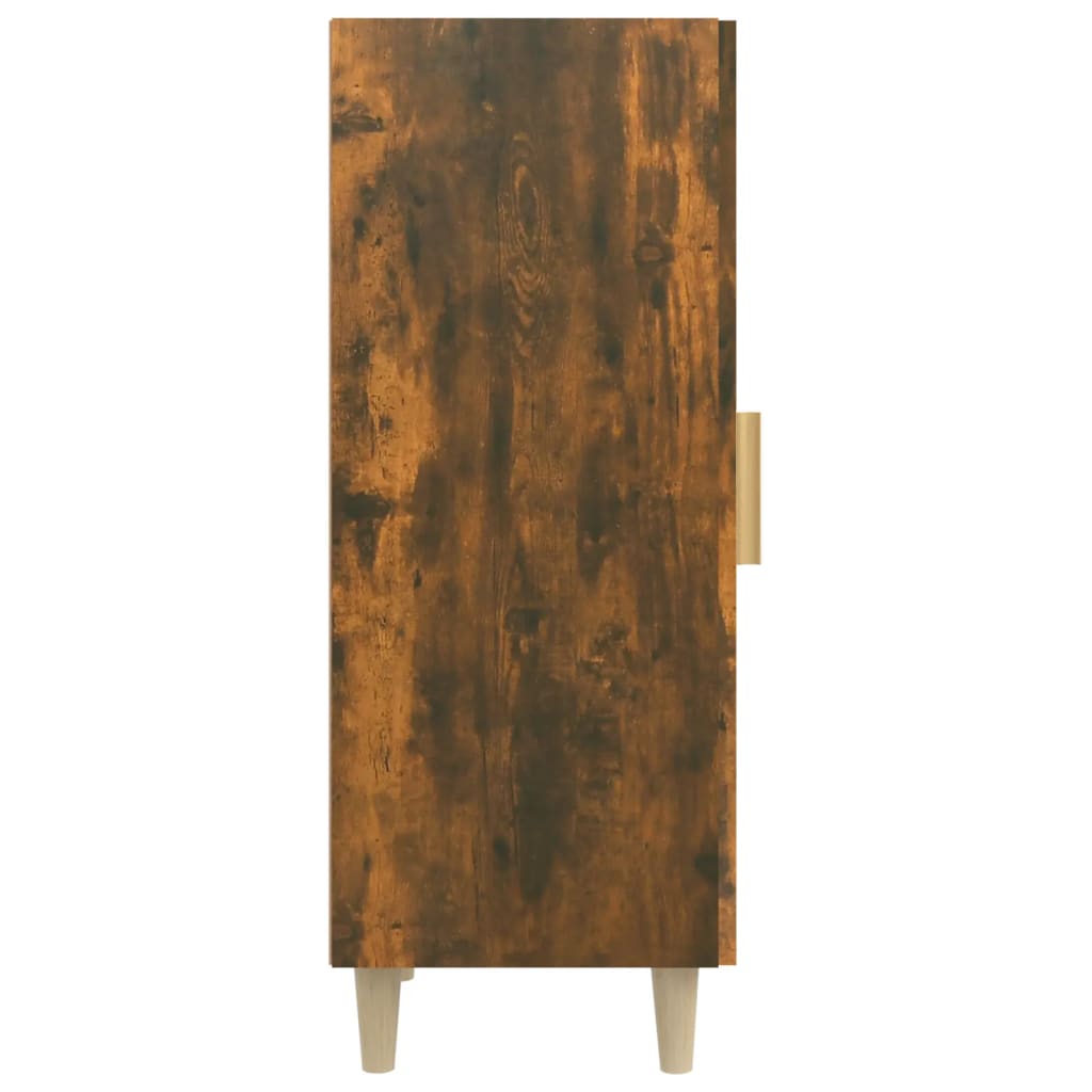 vidaXL Sideboard Smoked Oak 34.5x34x90 cm Engineered Wood