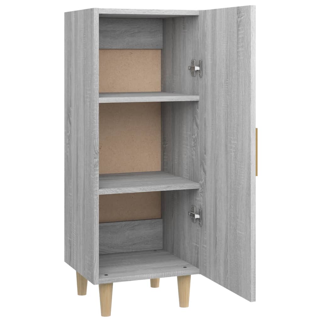 vidaXL Sideboard Grey Sonoma 34.5x34x90 cm Engineered Wood