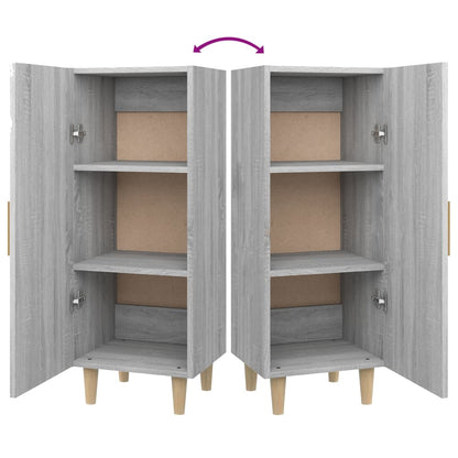 vidaXL Sideboard Grey Sonoma 34.5x34x90 cm Engineered Wood