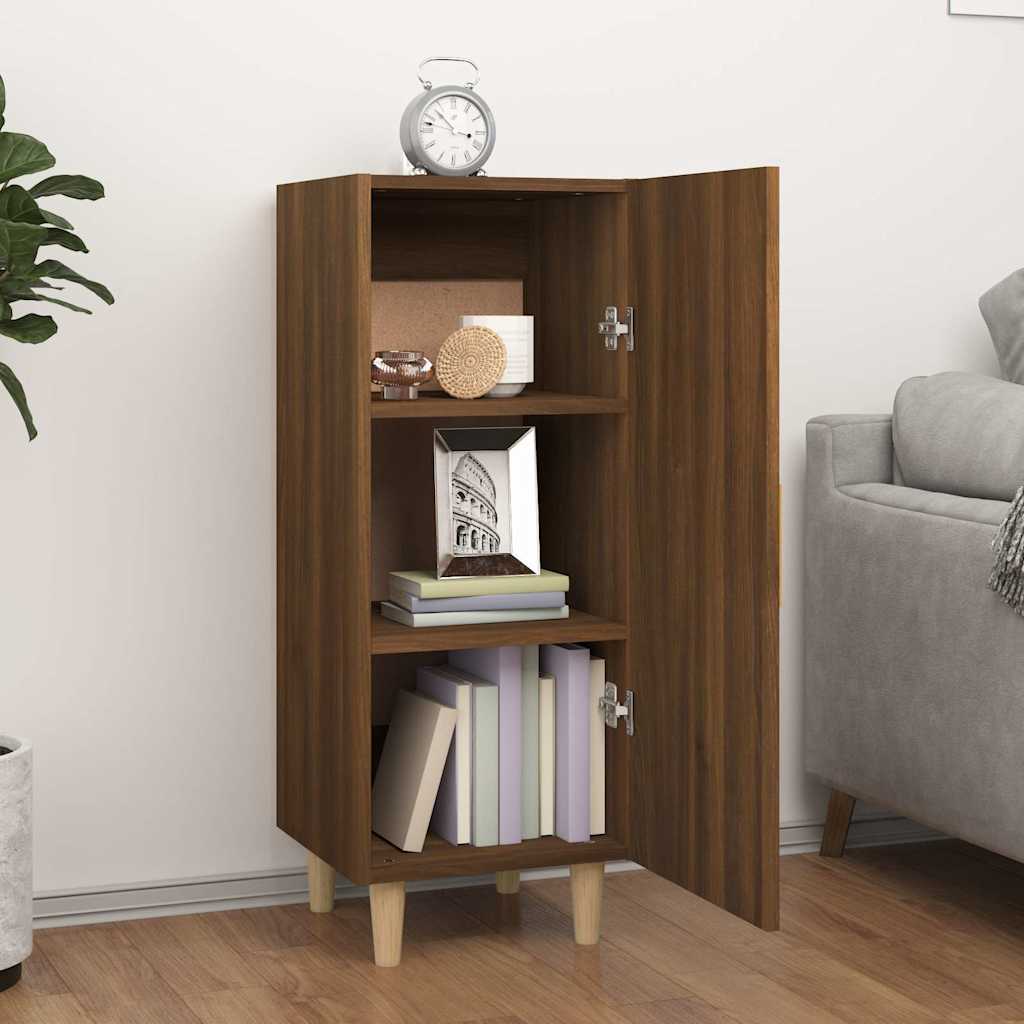 817404 vidaXL Sideboard Brown Oak 34,5x34x90 cm Engineered Wood