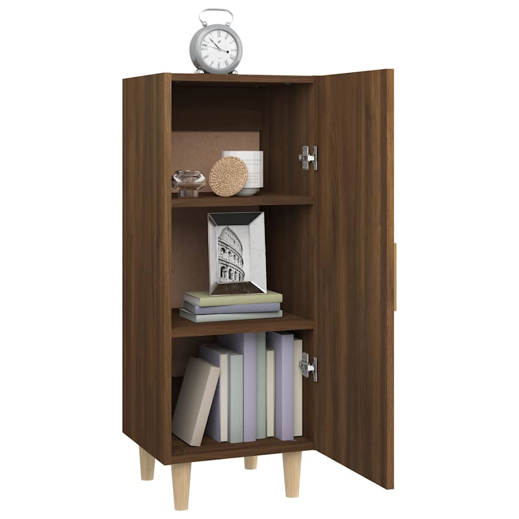 817404 vidaXL Sideboard Brown Oak 34,5x34x90 cm Engineered Wood