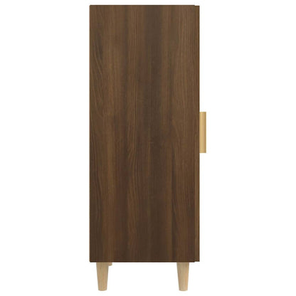 817404 vidaXL Sideboard Brown Oak 34,5x34x90 cm Engineered Wood