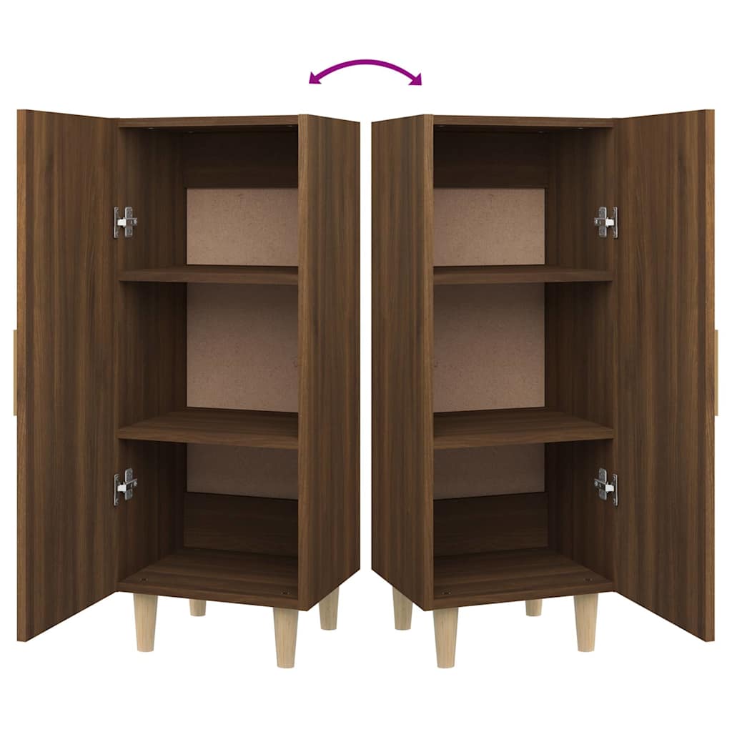 vidaXL Sideboard Brown Oak 34.5x34x90 cm Engineered Wood