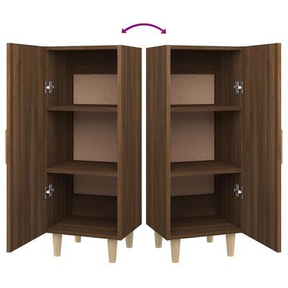 vidaXL Sideboard Brown Oak 34.5x34x90 cm Engineered Wood