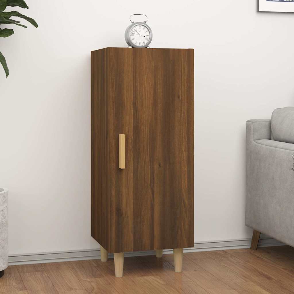 817404 vidaXL Sideboard Brown Oak 34,5x34x90 cm Engineered Wood