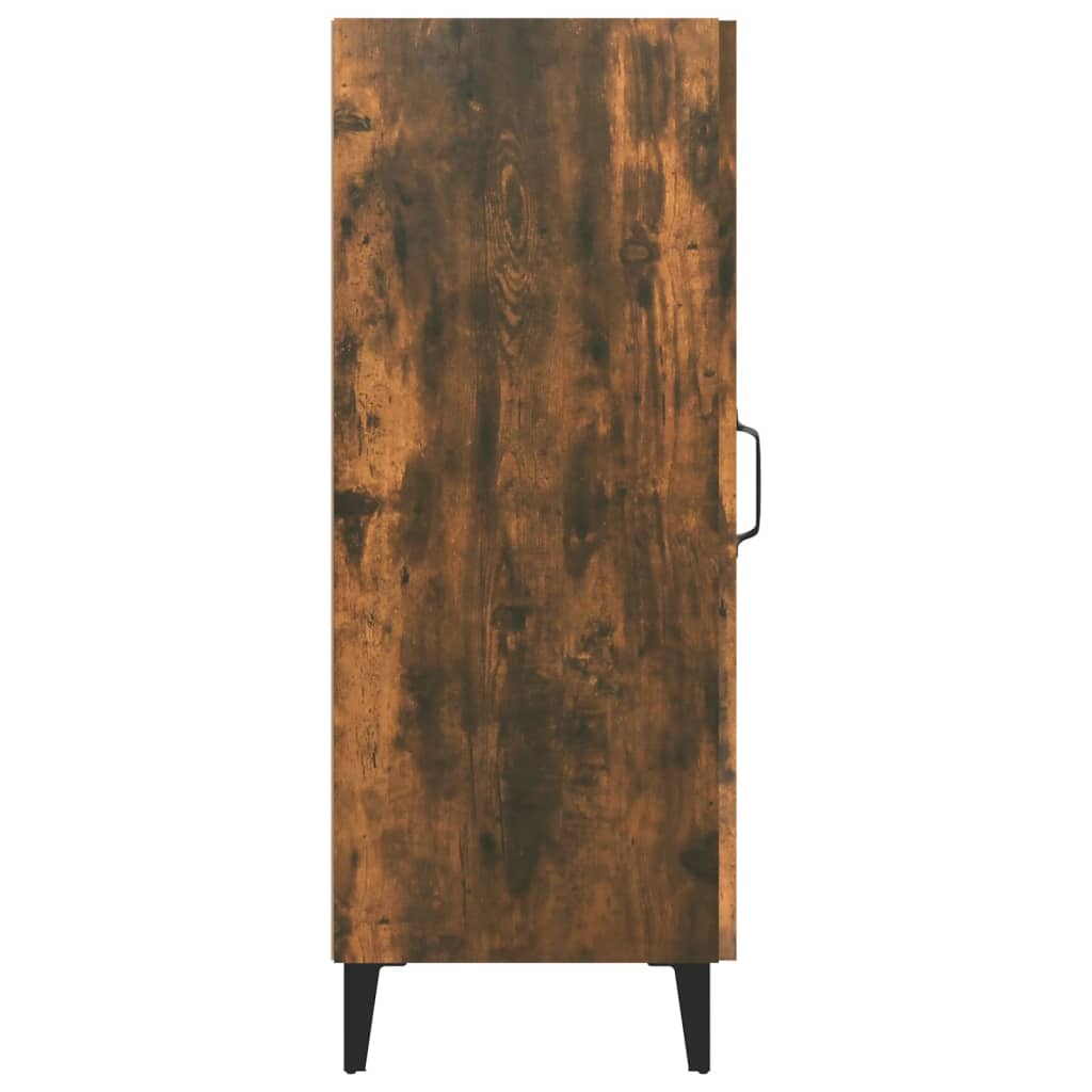 vidaXL Sideboard Smoked Oak 34.5x34x90 cm Engineered Wood