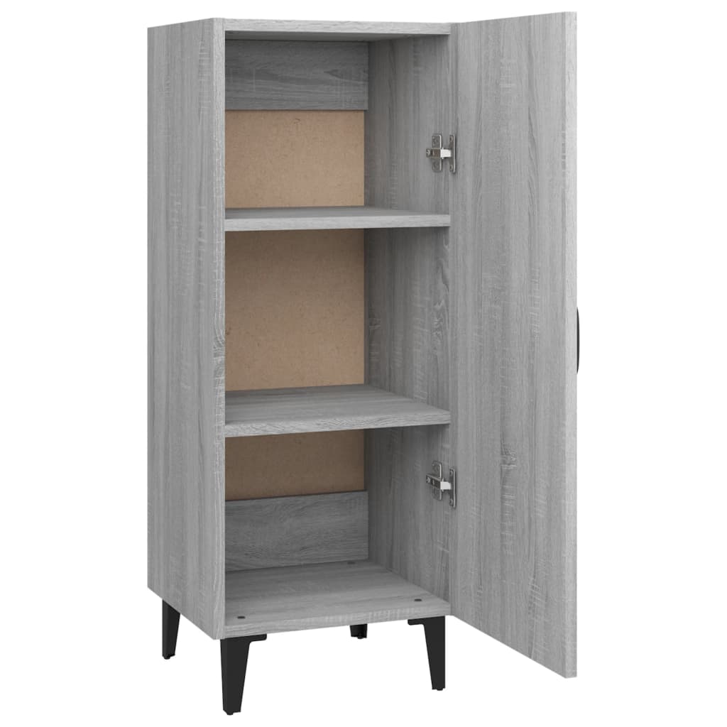 vidaXL Sideboard Grey Sonoma 34.5x34x90 cm Engineered Wood