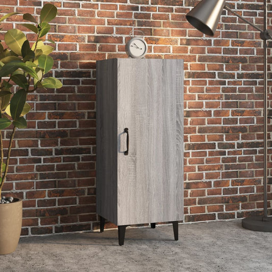 vidaXL Sideboard Grey Sonoma 34.5x34x90 cm Engineered Wood