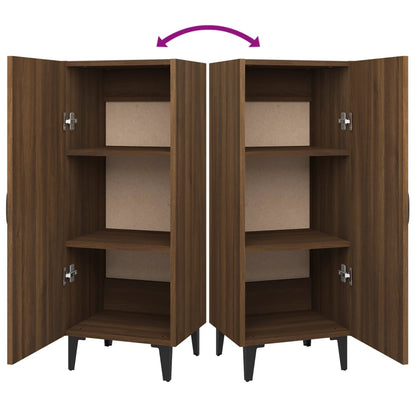 vidaXL Sideboard Brown Oak 34.5x34x90 cm Engineered Wood