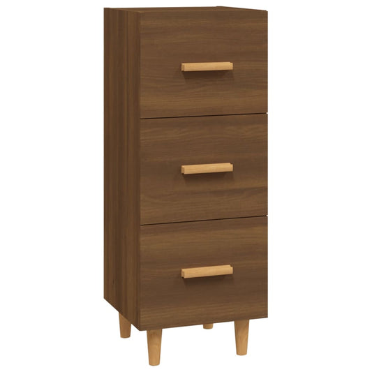 vidaXL Sideboard Brown Oak 34.5x34x90 cm Engineered Wood