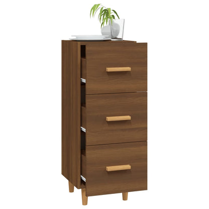 vidaXL Sideboard Brown Oak 34.5x34x90 cm Engineered Wood